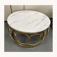 Table basse en métal et verre personnalisée, nouvelle arrivée, style moderne, meubles élégants pour salon, table centrale haut de gamme