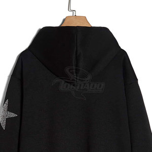 Sudaderas con Capucha de Alta Calidad al por Mayor, Sólidas, Casuales, para Invierno, para Hombre, con Pedrería, 100% Algodón, con Cierre, de Secado Rápido y Transpirables - Product Image 6