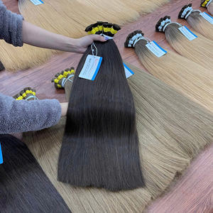 Producto más vendido, cabello liso a granel, extensión de cabello humano 100%, cabello final de muchos colores, muy grueso, de proveedores confiables - Product Image 1