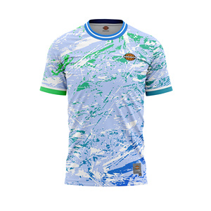 เสื้อกีฬาผู้ชายแบบสั้น MADE4MATCH ออกแบบเองได้ พิมพ์ลายแบบ Sublimation ผลิตจากโพลีเอสเตอร์รีไซเคิล แห้งเร็ว ระบายอากาศได้ดี เหมาะสำหรับชุดทีม - Product Image 1