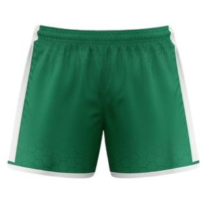 Pantalones Cortos de Lacrosse Unisex Verdes y Blancos, de Poliéster, Ajuste Atlético, Ropa Deportiva, Uniforme de Equipo, Ropa para Entrenamiento y Juego - Product Image 2