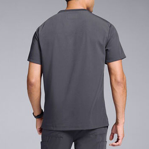 Tenues médicales imperméables Bestex pour hommes, une pièce, col en V personnalisé, trois poches, en Spandex et Rayonne, pour infirmiers, avec imprimé - Product Image 5