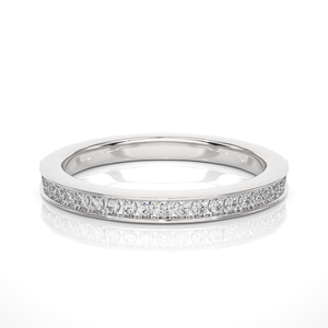 Bague en or 18 carats au design tendance avec diamant de 0,19 carat taille ronde en 23 pierres de diamant, bijoux en diamant à vendre pour l'exportation - Product Image 3