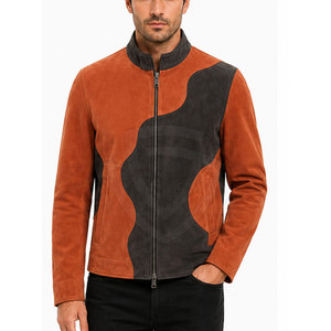 Classic <b>Suede</b> <b>Leather</b> <b>Jacket</b> With Elegant Minimal Design Premium Material Comfortable Fit For Men Fashion And Seasonal Wear - Product Image 3