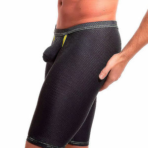 Shorts de cyclisme décontractés pour hommes, confortables, sur mesure, longueur genou, couleur unie, taille haute, pour le cyclisme, la course, l'entraînement et les activités de plein air - Product Image 3