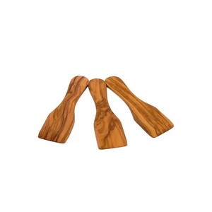 Ensemble de spatules rustiques en bois d'olivier, ustensiles de cuisine en bois naturel pour cuisiner, frire, remuer et servir - Product Image 2