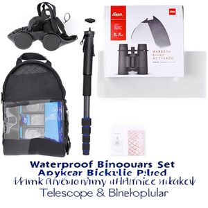 Juego de Binoculares Impermeables 7x42 con Óptica de Alta Definición, Mochila y Monopié - Product Image 2