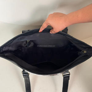 กระเป๋าถือหรูหราดีไซน์เนอร์ขนาดใหญ่กระเป๋าโท้ทหนังแท้กระเป๋าสะพายไหล่กระเป๋าช้อปปิ้งสำหรับผู้หญิงหนังวัวด้านเดียว - Product Image 6