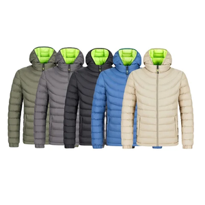 Custom Loose Fit Printed Men's Winter Warm Puffer Jacket High quality men puffer insulated winter outerwear <b>padded</b> <b>coat</b> - Product Image 4