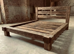 Modern Villa Bedroom Bed Hotel Indoor Furniture Set Resort Bedroom Bed Luxury Apartment Bedroom Furniture Set Bedroom Wood Beds - Product Image 2