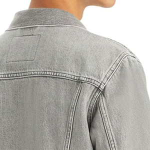 Wholesale <b>Custom</b> Made Men Washed Solid <b>Denim</b> <b>Jacket</b> Full Sleeve Western Style <b>Jacket</b> Customizable <b>Jacket</b> for Man - Product Image 1