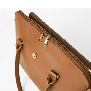 Casual Best Selling 100% Genuine <b>Leather</b> <b>Large</b> Lightweight Laptop Bag Cheap Price High Quality Business Use Men Women - Product Image 4