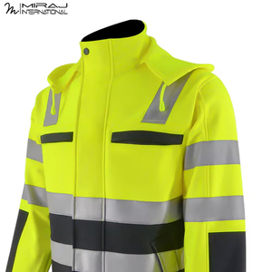 Custom Logo New Arrival Trendy Product <b>High</b> <b>Visibility</b> Reflective Safety <b>Jackets</b> For Construction Road Safety Traffic Guard - Product Image 5