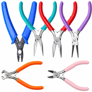 INTENSE SURGICAL INSTRUMENTS Stainless Steel Jewelry <b>Pliers</b> <b>Set</b> for Jewelry Making Wire Cutters Nose Crimping Beading Tools - Product Image 1