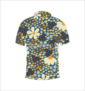 เสื้อโปโลพิมพ์ลายดอกไม้แบบกำหนดเอง แขนสั้น สวมใส่สบาย เหมาะสำหรับกอล์ฟ เทนนิส ชุดทีมฤดูร้อน - Product Image 6