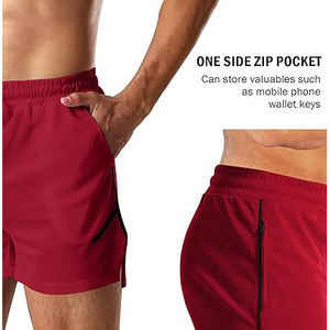 Shorts de sport légers pour hommes, entraînement fitness, séchage rapide, respirant, extensible, athlétique, course à pied - Product Image 5