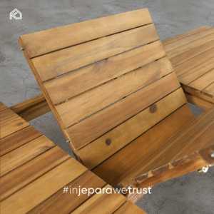 Mesa de Comedor Extensible de Madera de Teca Moderna de Primera Calidad para Hotel, Restaurante, Uso en Exteriores, Resistente al Agua, Ecológica, Hecha a Mano en Jepara - Product Image 3