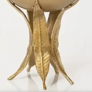 Quemador de Incienso Moderno de Metal Dorado con Soporte en Forma de Hoja, Incienso Árabe Oud, Ecológico, Hecho a Mano, Decorativo, Fragancia para el Hogar, Verano, Otoño - Product Image 2