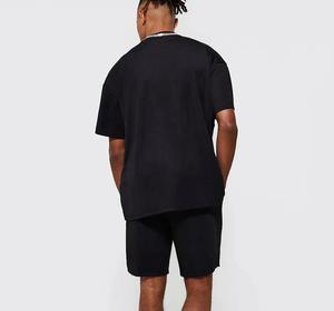 Ensemble de survêtement 2 pièces personnalisé avec logo pour homme – Vêtements d'été, shorts d'été, survêtement de créateur personnalisé - Product Image 3