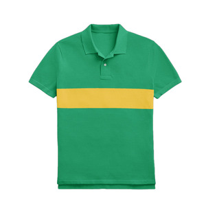 Camiseta de Manga Corta para Hombre, Estilo Casual Elegante, Antiarrugas, Lisa, Mezcla de Algodón, Tejido Jersey, 220g, Ligera, para Vacaciones de Verano - Product Image 6