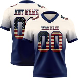Camiseta de Fútbol Americano Profesional, Malla de Poliéster, Impresión de Alta Resolución, Nombre del Equipo Personalizado, Fabricante de Marca Privada, Rendimiento - Product Image 5