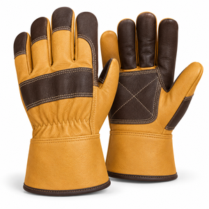 Gants de conduite en cuir, dotés d'un matériau doux, d'un ajustement confortable et d'une mobilité flexible des mains pour la conduite et les activités quotidiennes. - Product Image 1