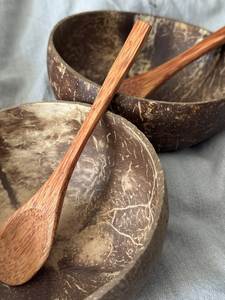 Vente en gros de bols en coquille de noix de coco naturels faits à la main - Écologiques, biodégradables, empilables, légers, durables, fabriqués au Vietnam - Product Image 5