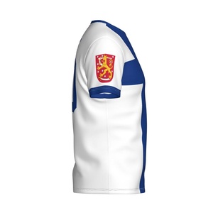 Camiseta de Fútbol Americano con Bandera de EE. UU., Talla Grande, Corta, Antibacteriana, 100% Poliéster, Transpirable, UPF 50, Secado Rápido, Transferencia Térmica - Product Image 4