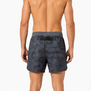 Stylish Athletic <b>Shorts</b> With <b>Elastic</b> <b>Waistband</b> Quick Dry Comfortable Sportswear For Training Gym Running And Active Lifestyle - Product Image 4