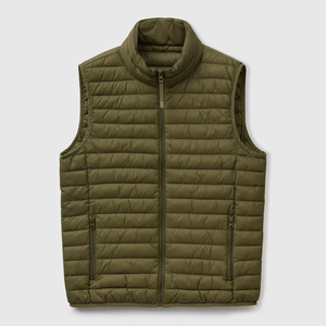 CHALASA SPORTS Wholesale <b>Men's</b> Spring Woolen Formal Puffer Vest Breathable <b>Warm</b> Sleeveless Outdoor Workwear Padded <b>Jacket</b> Casual - Product Image 4