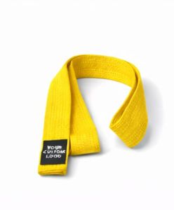 Ceintures de kimono brésiliennes sur mesure pour l'entraînement et le combat en arts martiaux, pour hommes et femmes, ceintures 100% coton pour adultes - Product Image 5