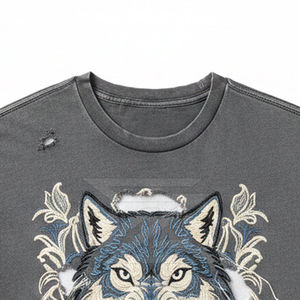 เสื้อยืดฮิปฮอปคอกลมทรงปกติ ยูนิเซ็กซ์ พิมพ์ลายแบบซับลิเมชั่น โลโก้สั่งทำได้ ผ้าโพลีเอสเตอร์/คอตตอนผสม ระบายอากาศได้ดี แห้งเร็ว - Product Image 6