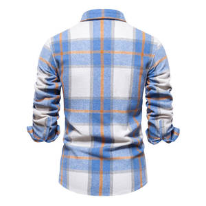 เสื้อเชิ้ตแขนยาวผู้ชายขายดี เสื้อเชิ้ตผ้าแฟลนเนลสำหรับผู้ชาย เสื้อเชิ้ตแขนยาวผ้าฝ้ายสำหรับผู้ชาย - Product Image 2