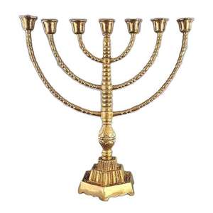 Ménorah la plus vendue pour villas, synagogues, temples – Éclairage de table décoratif – Porte-bougie Hanouka - Product Image 2