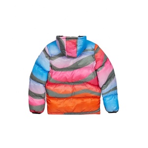 Chaqueta Acolchada con Capucha, Personalizable con Logotipo, Unisex, Estilo Universitario, Ecológica, Rellena de Algodón, Impermeable, Transpirable, con Cierre de Cremallera - Product Image 5