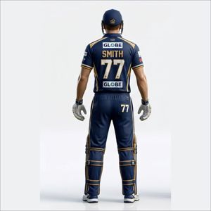 Uniforme de cricket personnalisé par sublimation, jersey d'équipe en polyester à séchage rapide, col rond, vente en gros, vêtements de sport OEM - Product Image 3