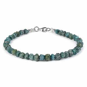 Pulsera de Cuentas Plateada Hecha a Mano, Brazalete Clásico para Fiesta, Joyería Certificada para Mujer - Product Image 1