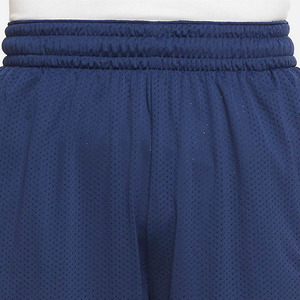 Pantalones Cortos Bermuda de Malla Transpirable Azul Marino Sólido para Hombre, Cintura Elástica, Ropa Deportiva Informal - Product Image 5