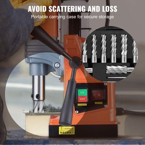 Set di 13 Frese Anulari con Attacco Weldon per Trapani a Base Magnetica M2AL HSS 2 P, Diametro di Taglio 7/16\"-1-1/16\", Profondità 2\" - Product Image 5