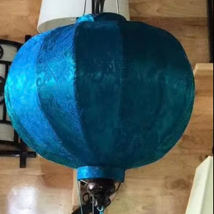 Lanternes en soie traditionnelles, lanternes en bambou et en soie, éclairage décoratif pour mariage, fête, jardin, lanternes en soie du Vietnam - Product Image 5