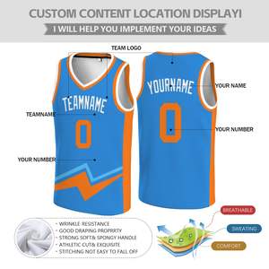 Uniformes de Baloncesto Transpirables de la Mejor Calidad y Último Diseño, Logotipo Personalizado, Precio Directo de Fábrica al Por Mayor, Unisex, Talla Grande para Adultos - Product Image 4