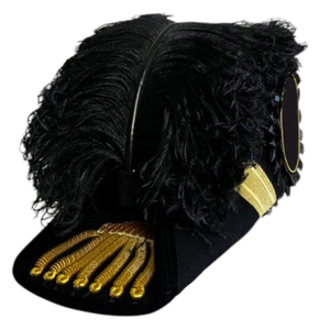 Chapeau de Cérémonie Grand Encampement des Chevaliers Templiers avec Plume Noire et Croix Brodé Or, Régalia Maçonnique - Product Image 5
