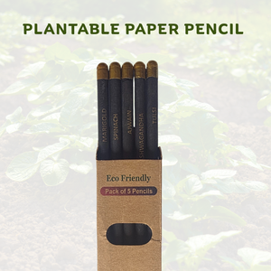 Crayon Plantable Personnalisé à Faible MOQ avec Logo Créatif Vert et Graines de Souci, Cadeaux Promotionnels Innovants pour Enfants - Product Image 3