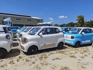 ข้อเสนอสุดคุ้มสำหรับรถยนต์ B-estune P0ny EV Mini สองที่นั่ง ปี 2024 พวงมาลัยซ้าย เบาะหนัง กล้องมองหลัง - Product Image 2