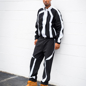 Survêtement imperméable personnalisé pour hommes, veste coupe-vent, pantalon, streetwear d'extérieur, vente en gros - Product Image 6