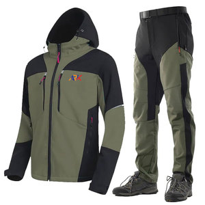 Ensemble veste et pantalon softshell élégant avec coutures de qualité - Product Image 1