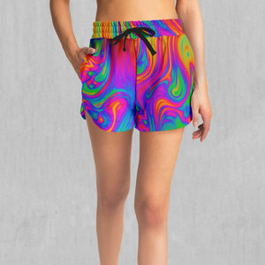 Women's Custom Sublimation Print Summer Sport Shorts Fashionable Swim Board Shorts for Beachwear <b>Bikinis</b> 1 Piece - Product Image 1