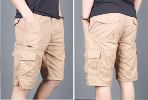 Wholesale Men's Casual Cargo <b>Shorts</b> Mid Waist 100% Cotton Eco-Friendly Breathable Drawstring Closure From Pakistan - Product Image 2