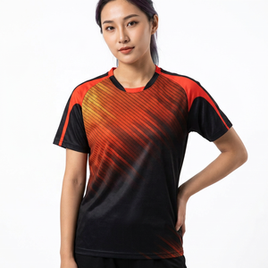 <b>Men's</b> Short Sleeve Sport T-<b>Shirt</b> <b>Black</b> <b>Red</b> Solid Sublimation Print Quick Dry Breathable Eco-Friendly Knitted Polyester O-Neck - Product Image 6