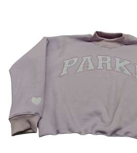 เสื้อสเวตเชิ้ตโอเวอร์ไซส์สไตล์พาร์กสำหรับฤดูหนาว แบบยูนิเซ็กซ์ คอวี แขนปกติ สีชมพูล้วน ปักลายด้านหน้า น้ำหนักเบา สไตล์สตรีทแวร์ - Product Image 3